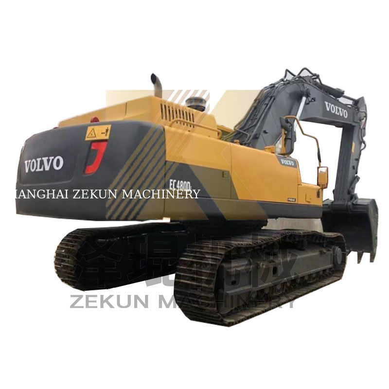 Χρησιμοποιούμενος εξορυκτής Volvo EC480 με χωρητικότητα κουβάς 3,3 m3 και άλλη υδραυλική βαλβίδα