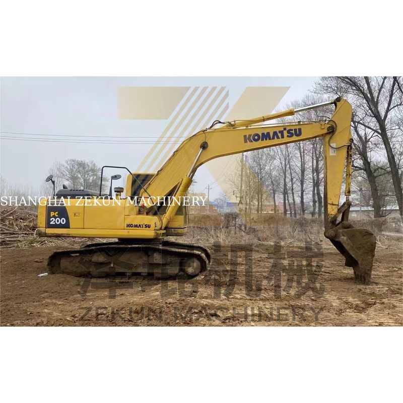 Δεύτερο χέρι PC200-7 Komatsu PC200-7 Crawler Digger στη Σαγκάη PC-200-8M0 2019