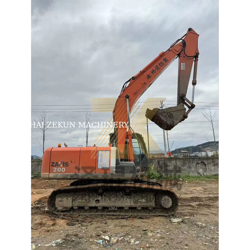 Η Hitachi ZX200-3 Crawler Excavator με κινητήρα ISUZU 6500 ώρες εργασίας στη Σαγκάη