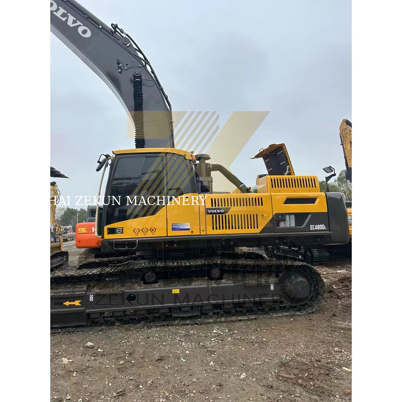 48000 KG Χρησιμοποιούμενος εξορυκτής Volvo EC380D EC480D EC480DL με ισχύ 265 KW στη Σαγκάη