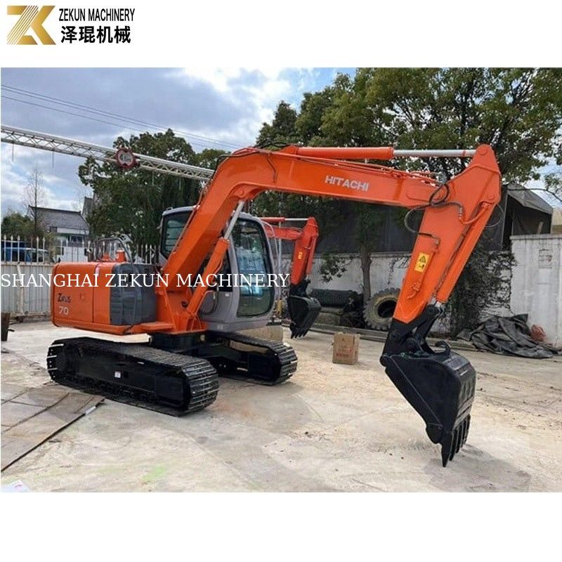 Χρησιμοποιούμενος εξορυκτής Hitachi ZX70 με αρχική υδραυλική αντλία και 2001-4000 ώρες εργασίας