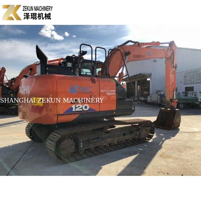 Χρησιμοποιηθέντες εξορυκτές 12 τόνων Hitachi ZX120 εξορυκτής ZX120-6 με αρχικό υδραυλικό κύλινδρο