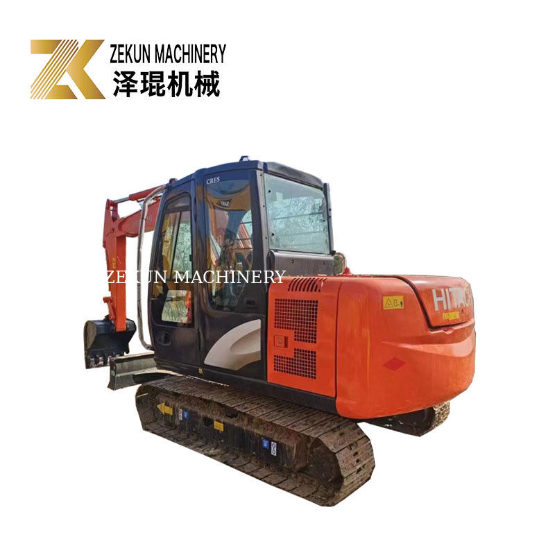 6 τόνους Χρησιμοποιούμενη μίνι εκσκαφέας Hitachi ZX60 με 40,5 KW σε καλή κατάσταση