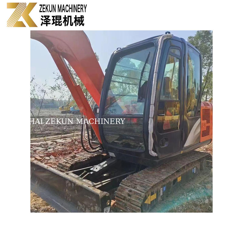 6 τόνους Χρησιμοποιούμενη μίνι εκσκαφέας Hitachi ZX60 με 40,5 KW σε καλή κατάσταση