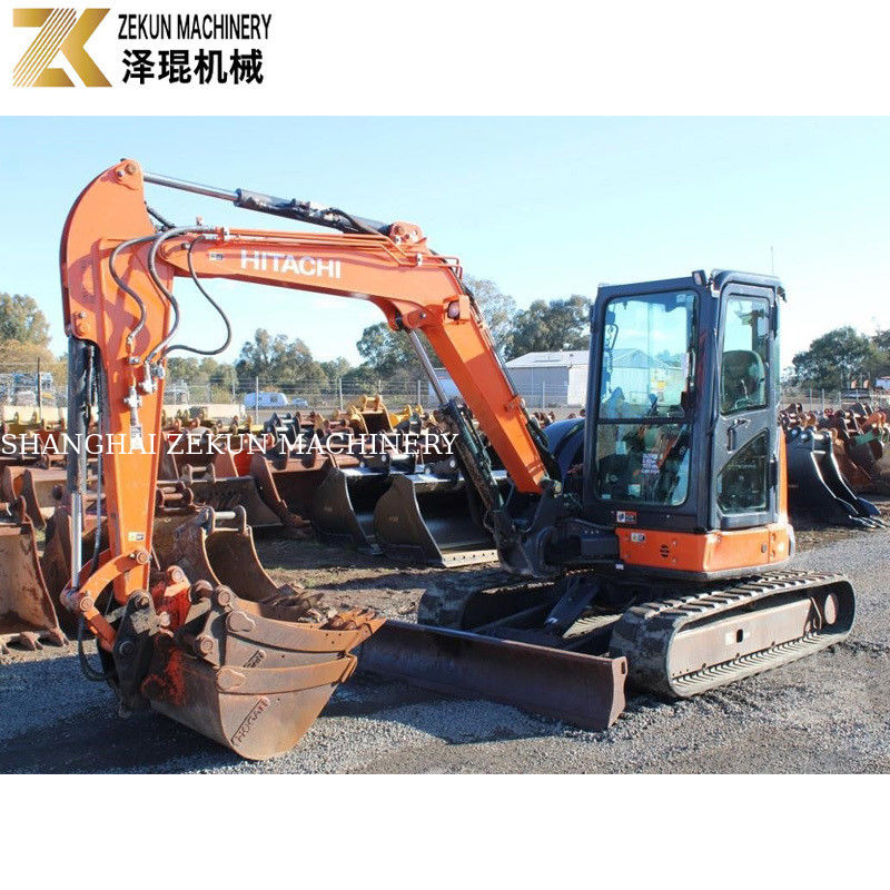 Μετακινούμενος τύπος σάρωσης τύπου Hitachi ZX55-5A εξορυκτής με χωρητικότητα κουβάς 0,19m3