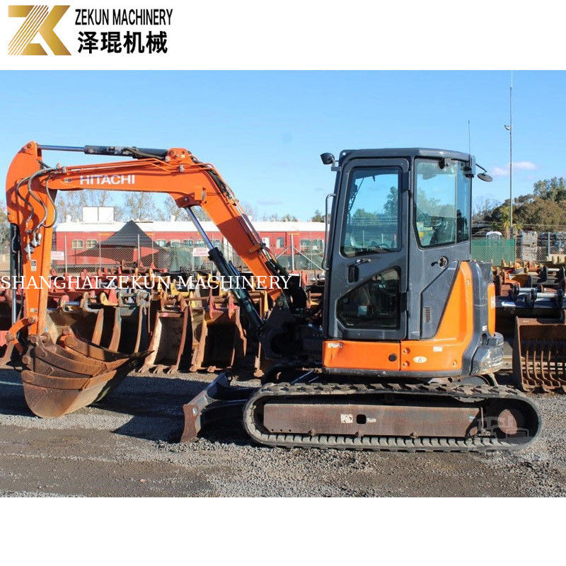 Μετακινούμενος τύπος σάρωσης τύπου Hitachi ZX55-5A εξορυκτής με χωρητικότητα κουβάς 0,19m3