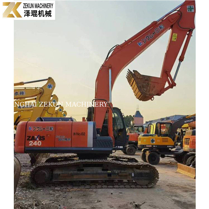 Χρησιμοποιούμενη εκσκαφέας Hitachi ZX240 24 τόνων Ιαπωνία πρωτότυπο 2011 Έτος 2001-4000 ώρες εργασίας