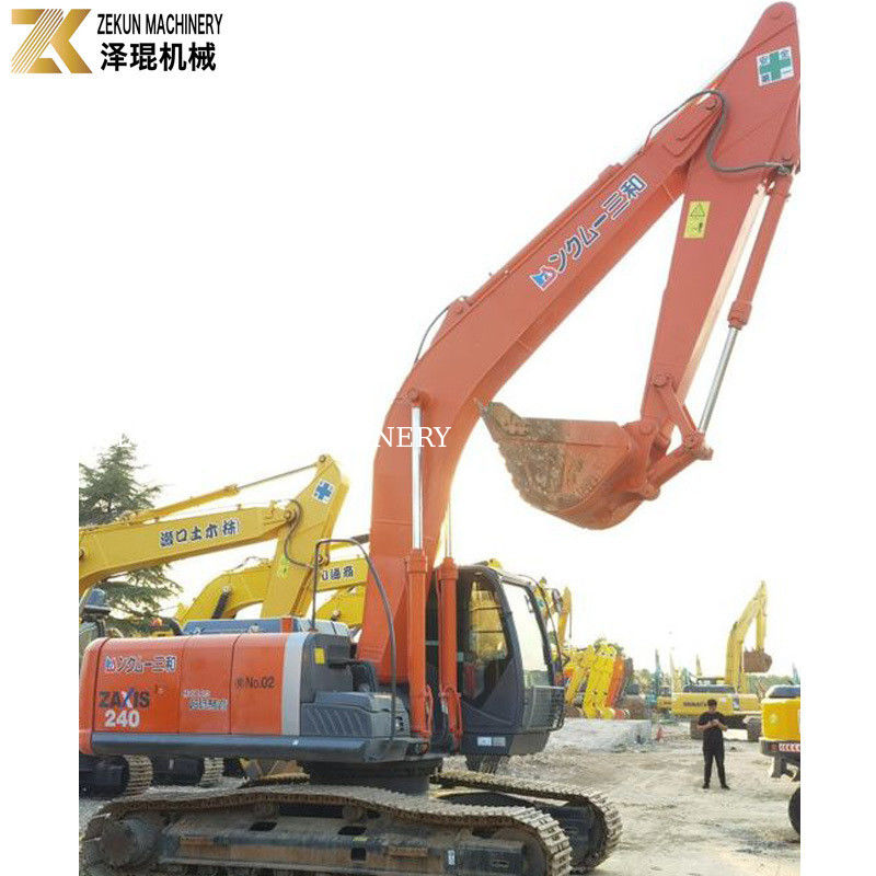 Χρησιμοποιούμενη εκσκαφέας Hitachi ZX240 24 τόνων Ιαπωνία πρωτότυπο 2011 Έτος 2001-4000 ώρες εργασίας