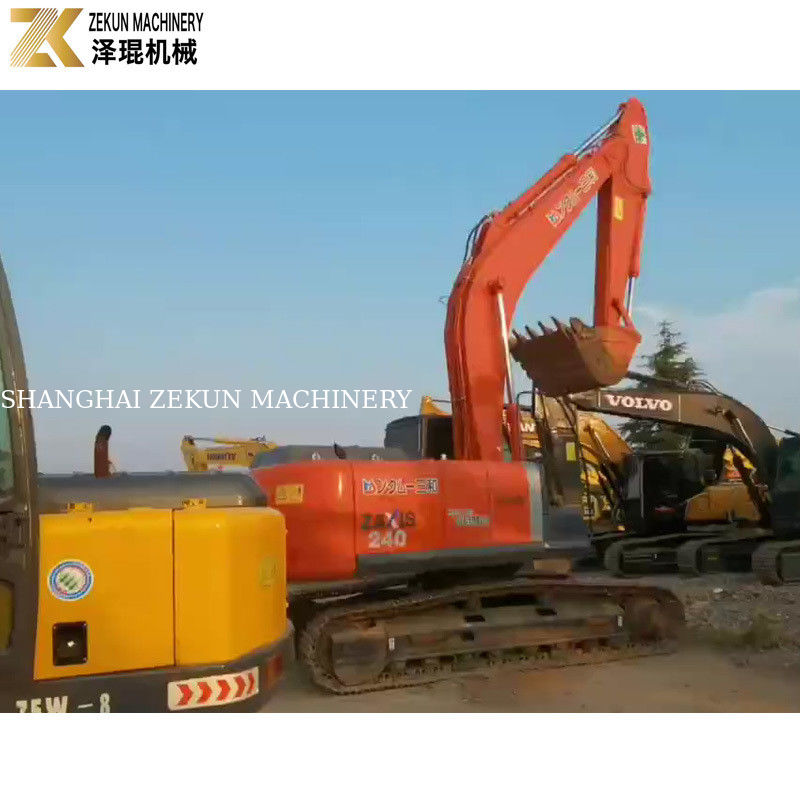 Χρησιμοποιούμενη εκσκαφέας Hitachi ZX240 24 τόνων Ιαπωνία πρωτότυπο 2011 Έτος 2001-4000 ώρες εργασίας