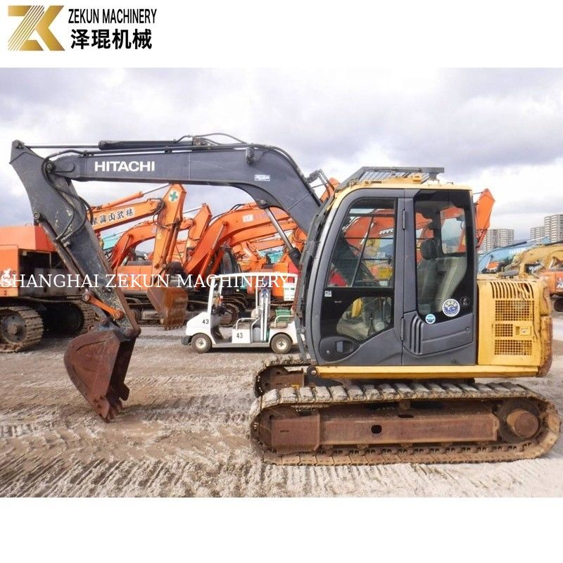 7200 KG Χρησιμοποιούμενη Ιαπωνία Μίνι 8 Τόνων Hitachi 80 Εκσκαφέας ZX80 με Αρχική Υδραυλική Αντλία
