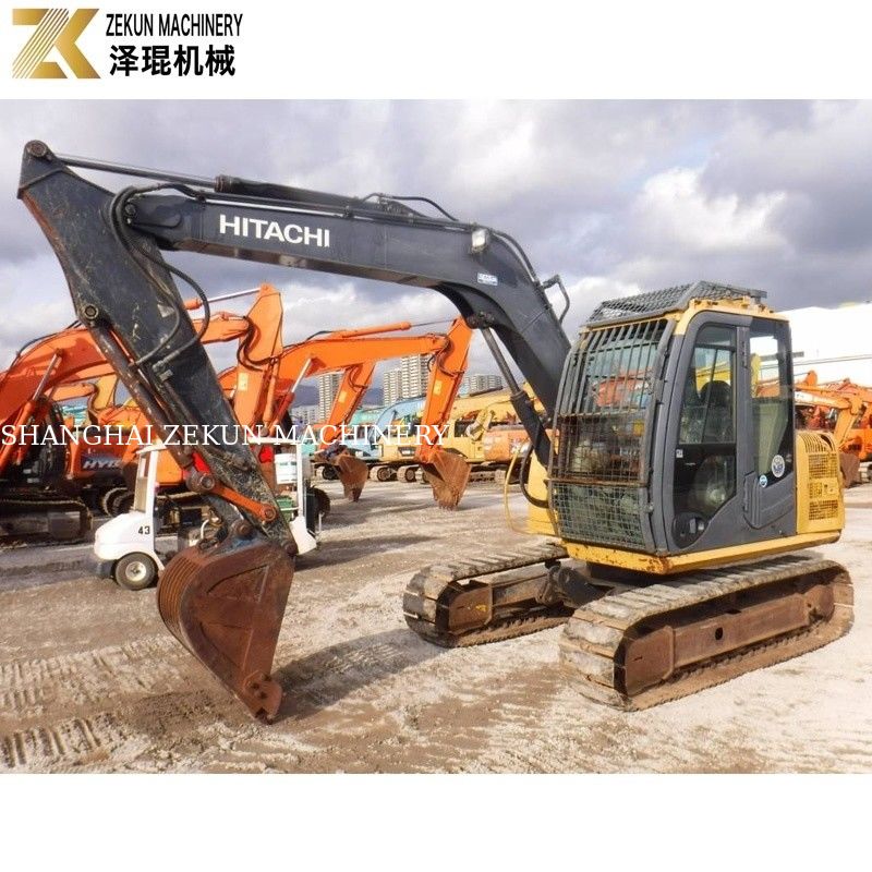 7200 KG Χρησιμοποιούμενη Ιαπωνία Μίνι 8 Τόνων Hitachi 80 Εκσκαφέας ZX80 με Αρχική Υδραυλική Αντλία