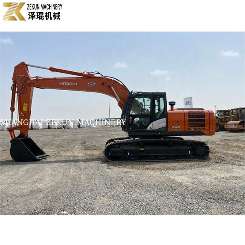 Μεσαίου μεγέθους εκσκαφέας ZX220LC με για την κατασκευή σκάβουν 22 τόνους Χρησιμοποιείται Hitachi 220