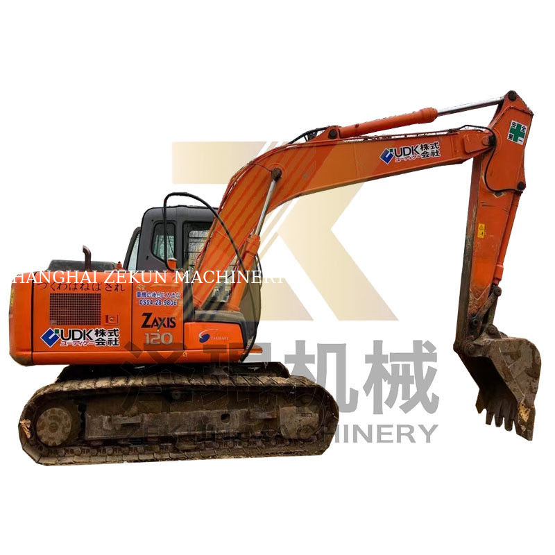 4001-6000 Εργασιακές ώρες Χιτάτσι ZX120-6 μεταχειρισμένο μίνι εξορυκτήρα με κινητήρα ISUZU