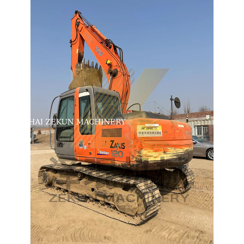 Χρησιμοποιούμενος εξορυκτής Hitachi ZX120-6 Mini σε 12 τόνους λειτουργικό βάρος 4001-6000 ώρες εργασίας