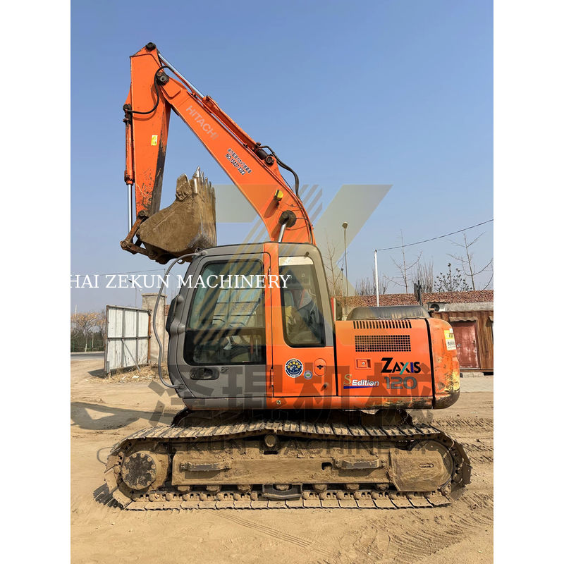 Χρησιμοποιούμενος εξορυκτής Hitachi ZX120-6 Mini σε 12 τόνους λειτουργικό βάρος 4001-6000 ώρες εργασίας