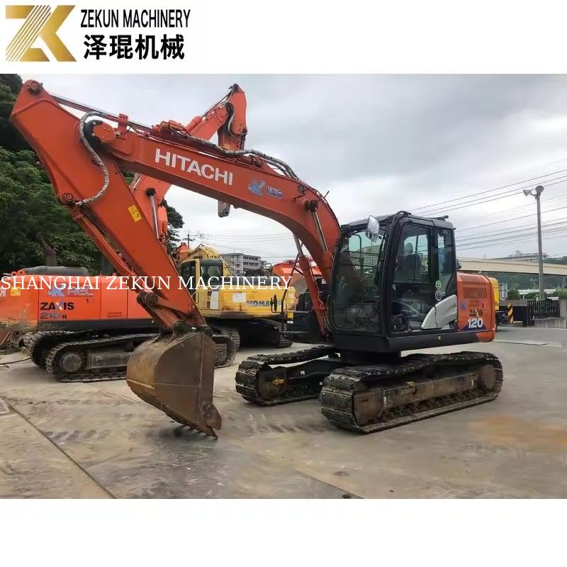 Χαλυβουργός Hitachi ZX120-6 με αρχική υδραυλική αντλία και λειτουργικό βάρος 12 τόνων