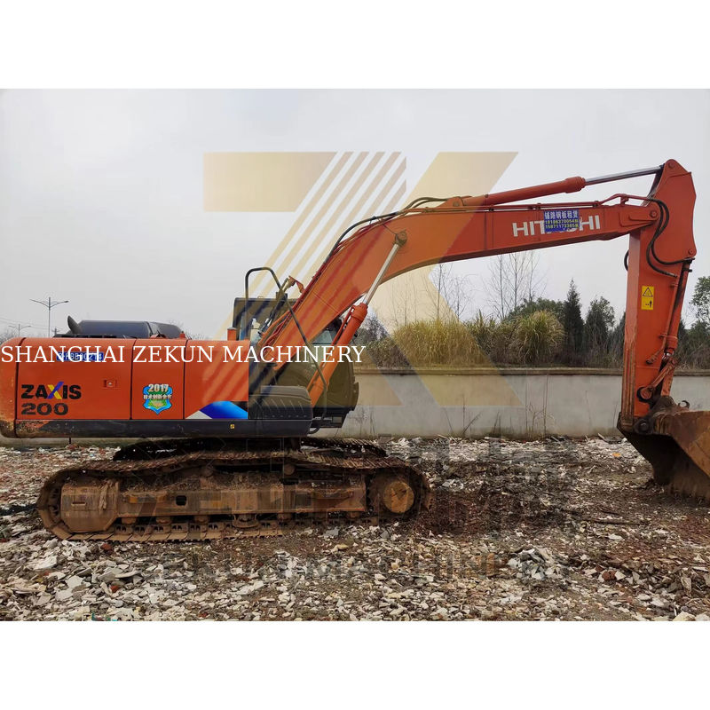 Χρησιμοποιήθηκε Hitachi ZX200-5 εκσκαφέας 20 τόνων πρωτότυπη Ιαπωνία για τις ανάγκες κατασκευής σας