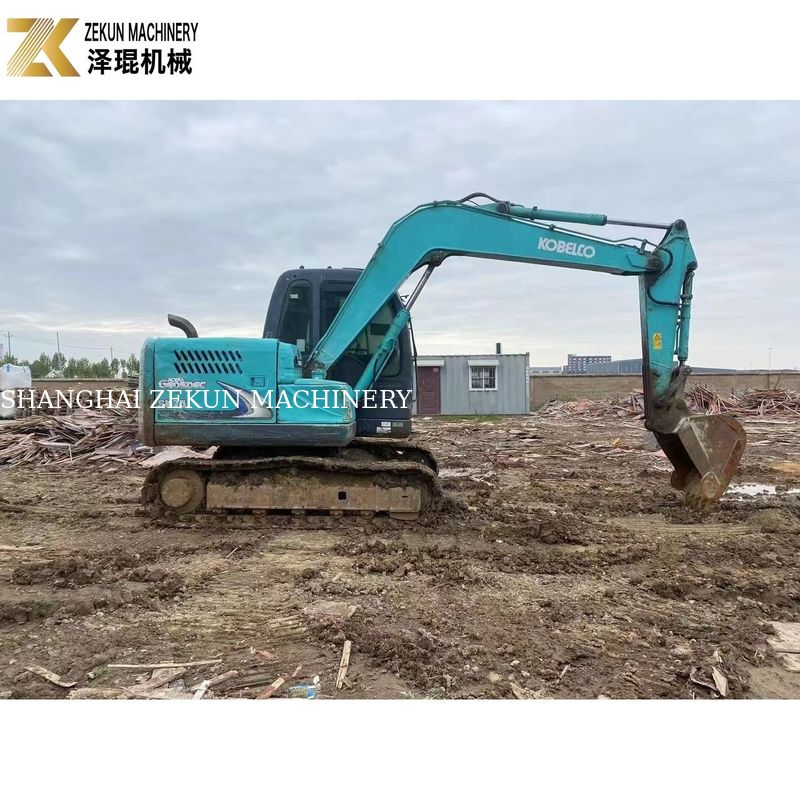 2017 Χρησιμοποιούμενος Kobelco SK75-8 7.5 Τόνων Ιαπωνικός εξορυκτής αρχικού σχεδιασμού