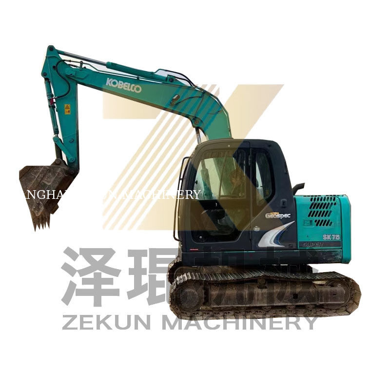 Χρησιμοποιούμενη εκσκαφέας Kobelco SK75-8 σε εξαιρετική κατάσταση προς πώληση στη Σαγκάη
