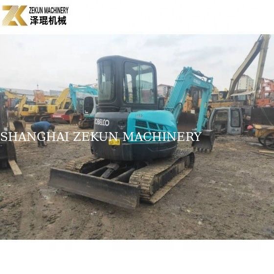 Χρησιμοποιούμενο Kobelco SK55 Excavator Αρχικός κινητήρας Μικρές ώρες εργασίας 1000-3000