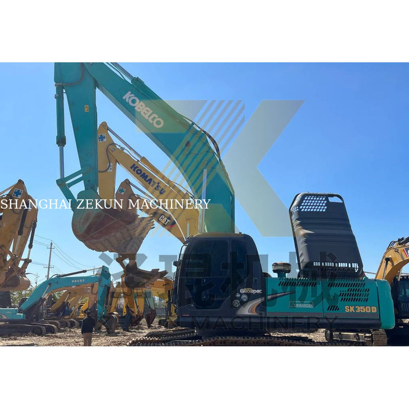 Ανώτατη χρήση Kobelco SK350-8 ZX360-3 Εκσκαφέας με κινητήρα HINO 35000 KG βάρος μηχανής