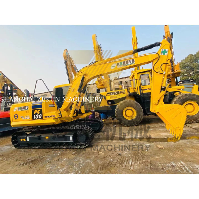 Χρησιμοποιούμενος εξορυκτής 13 τόνων Komatsu PC130-7 εξορυκτής στην Σαγκάη Υδραυλική βαλβίδα Άλλα