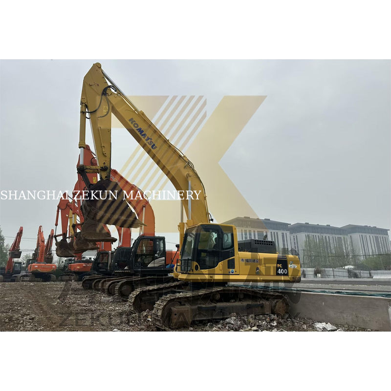Χρησιμοποιούμενο μεταχειρισμένο σκάφος Komatsu 400 PC400 PC400-8R σκάφτης Έτος 2015 Ιαπωνική κατασκευή