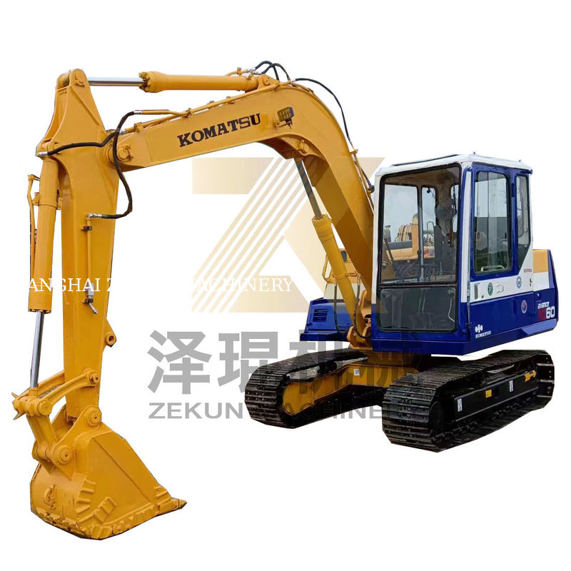 Χρησιμοποιούμενος εξορυκτής Komatsu PC60-5 σε καλή κατάσταση με άλλο υδραυλικό κύλινδρο και το 2022