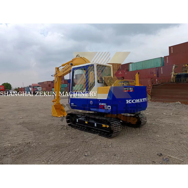 Χρησιμοποιούμενος εξορυκτής Komatsu PC60-5 σε καλή κατάσταση με άλλο υδραυλικό κύλινδρο και το 2022