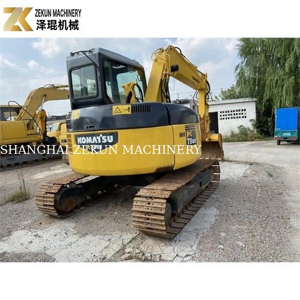 Μίνι εξοπλισμός κατασκευής Excavator Crawler 7ton Komatsu PC78 PC78US-6 για την ανασκαφή