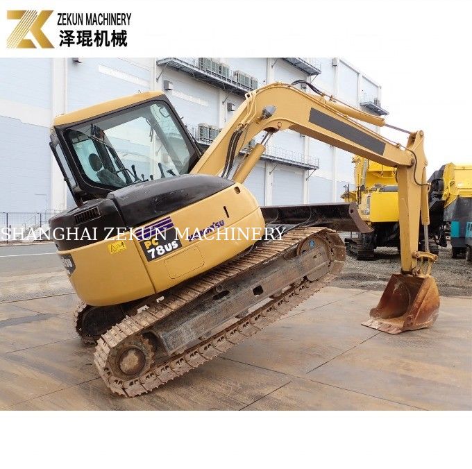 7 τόνους Ιαπωνία Μίνι Χρησιμοποιούμενη Komatsu PC78US Εκσκαφέας PC78 ΗΠΑ Έτος Μηχανή Βάρος 7630 KG