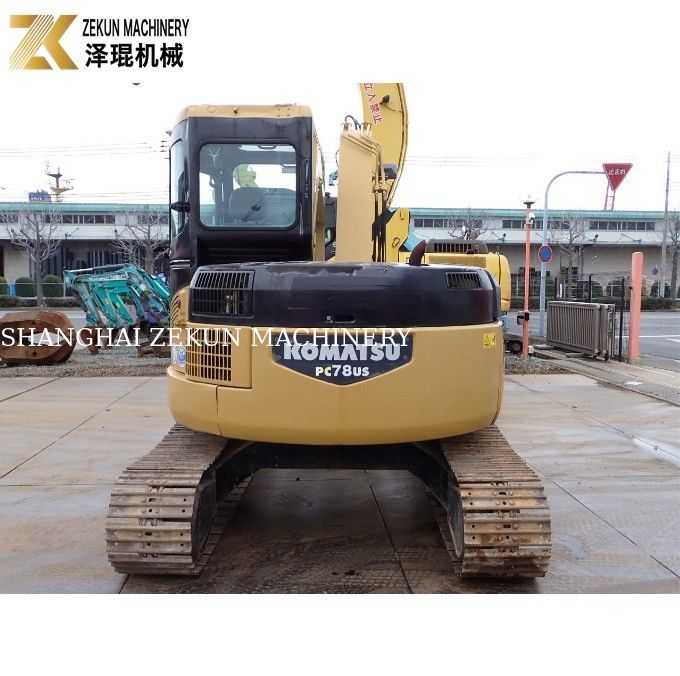 7 τόνους Ιαπωνία Μίνι Χρησιμοποιούμενη Komatsu PC78US Εκσκαφέας PC78 ΗΠΑ Έτος Μηχανή Βάρος 7630 KG