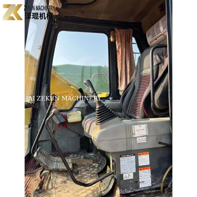 Εκσκαφέας Komatsu με κινητήρα ντίζελ 12 τόνων PC120 κατάλληλος για βαριές εργασίες εκσκαφής