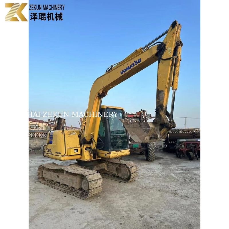 Χρησιμοποιούμενη εκσκαφέας της Ιαπωνίας Komatsu PC60-7 6 τόνων πρωτότυπο χρώμα