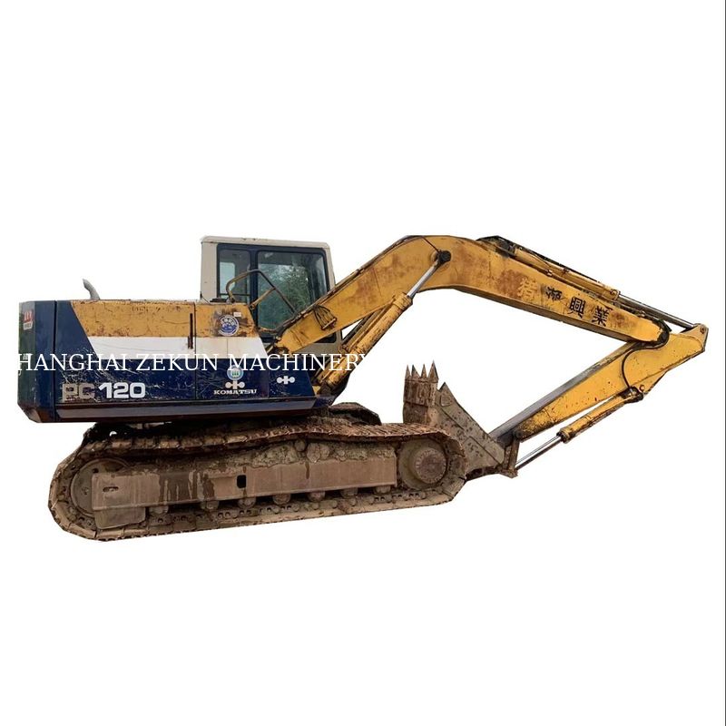 Η εκσκαφική μηχανή KOMATSU PC120-5 PC120 με 64KW ισχύ και 2000 έτος στην Ιαπωνία σε προσιτή τιμή