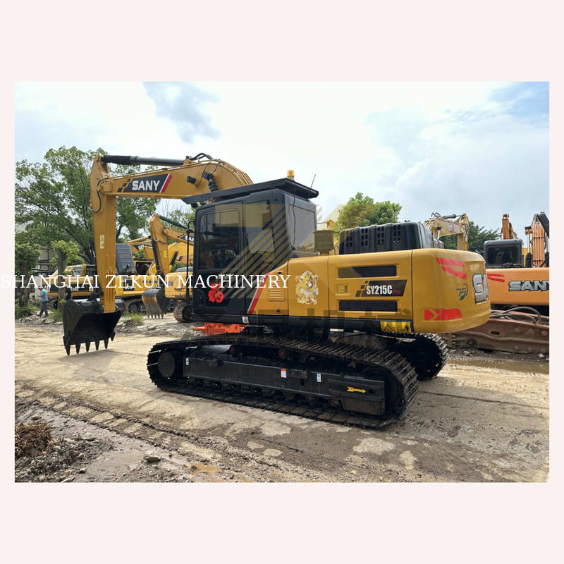 21 τόνων Excavator Sany SY215C Pro Hydraulic Crawler Digger με χωρητικότητα κουβάς 1,2M3