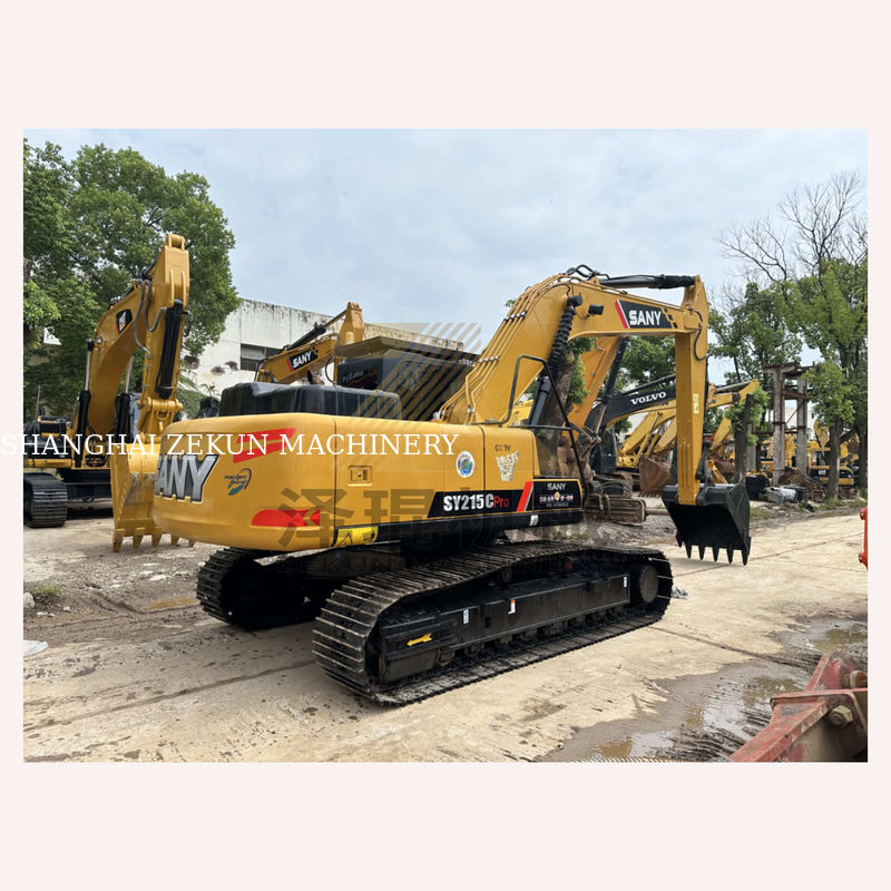 21 τόνων Excavator Sany SY215C Pro Hydraulic Crawler Digger με χωρητικότητα κουβάς 1,2M3