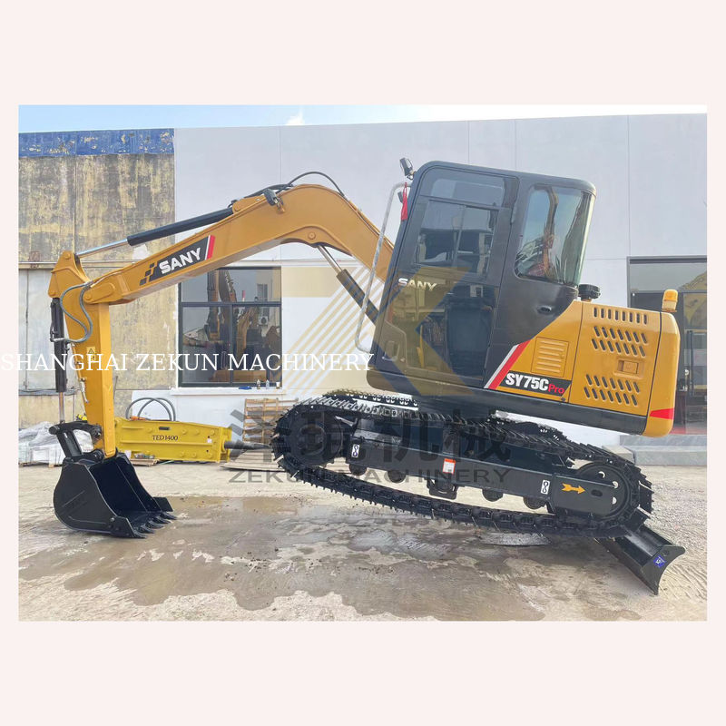 7500 KG Sany SY75C Pro Excavator Ο τέλειος συνδυασμός ισχύος και αποτελεσματικότητας