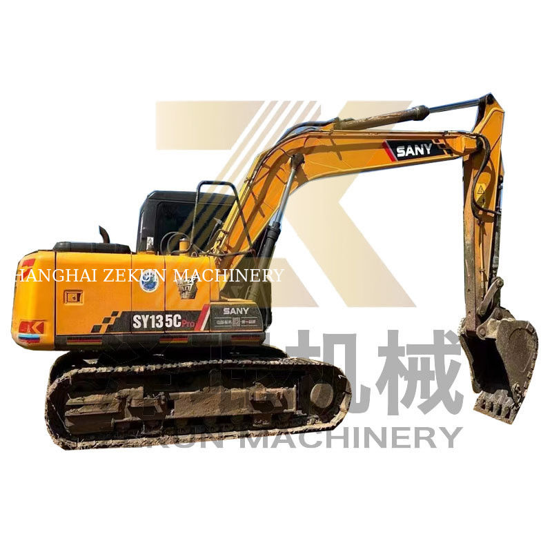 Sany SY135 Pro Crawler Excavator 0,6 m3 χωρητικότητα κουβάς 2001-4000 ώρες εργασίας Χρησιμοποιούνται