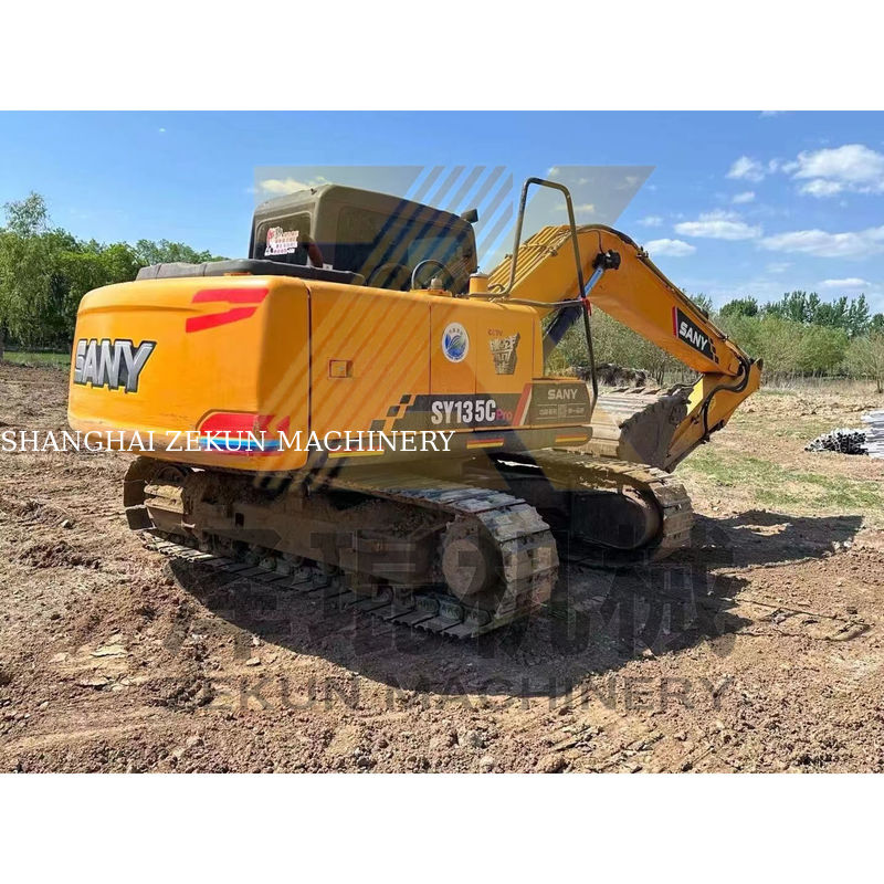 Sany SY135 Pro Crawler Excavator 0,6 m3 χωρητικότητα κουβάς 2001-4000 ώρες εργασίας Χρησιμοποιούνται