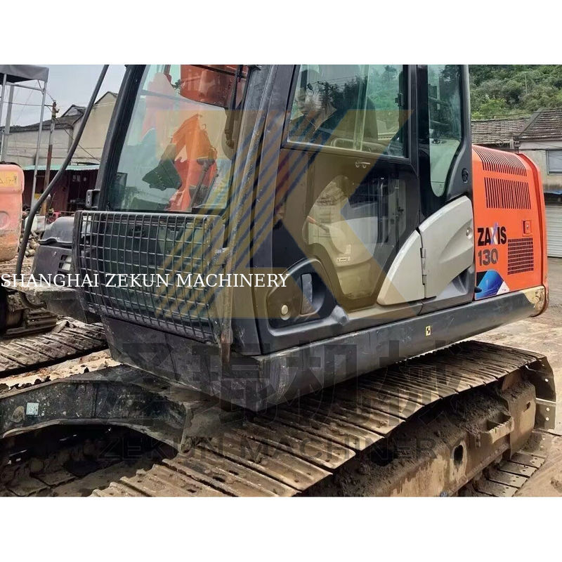 Ιαπωνία απευθείας πώληση Χρησιμοποιούμενο εκσκαφέα ZX130-5A με χαμηλές ώρες και 0,52 m3 χωρητικότητα κουβάς