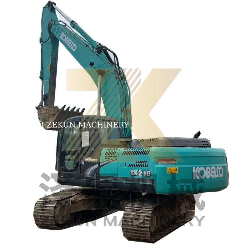 Καλή κατάσταση χρησιμοποιημένη Kobelco SK210-8 εκσκαφική μηχανή 21 τόνων στη Σαγκάη με 2020 HINO έτος και κινητήρα