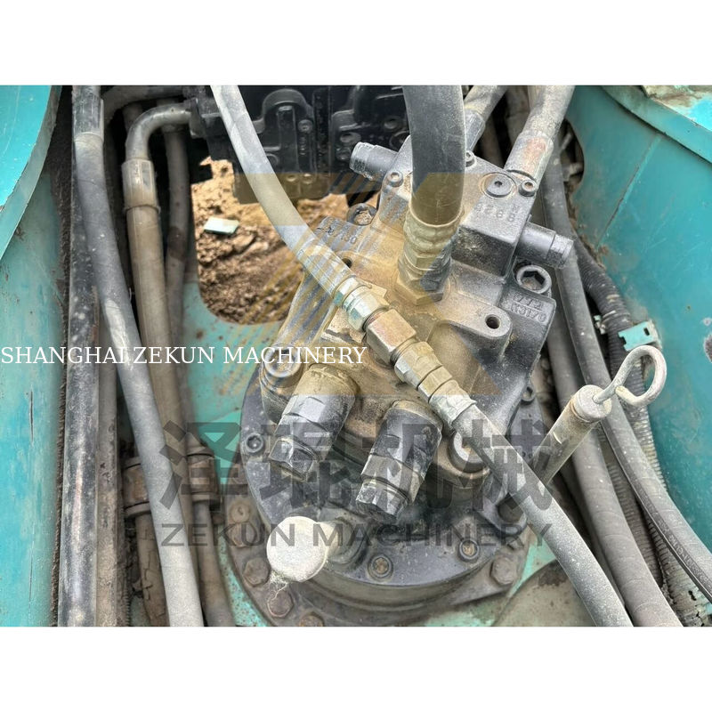 Καλή κατάσταση χρησιμοποιημένη Kobelco SK210-8 εκσκαφική μηχανή 21 τόνων στη Σαγκάη με 2020 HINO έτος και κινητήρα