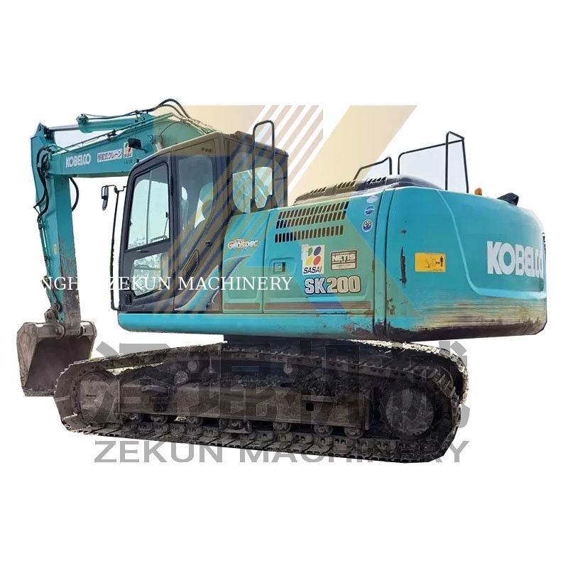 Χρησιμοποιούμενη εκσκαφέας Kobelco SK200-8 20 τόνων με χαμηλή εργάσιμη ώρα από την Ιαπωνία