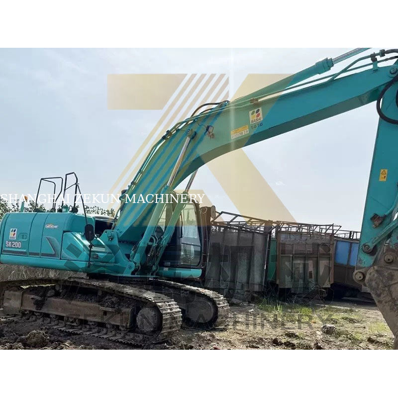 Χρησιμοποιούμενη εκσκαφέας Kobelco SK200-8 20 τόνων με χαμηλή εργάσιμη ώρα από την Ιαπωνία