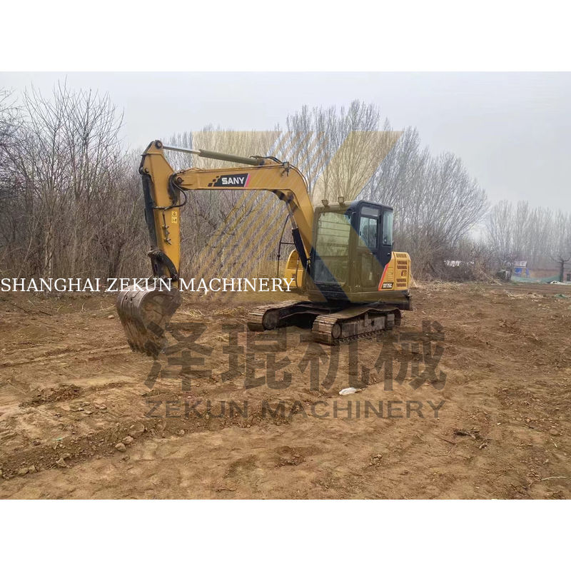 2020 Sany SY75C μεταχειρισμένη ανασκαφή Crawler με χωρητικότητα κουβάς 0,28 m3 στη Σαγκάη