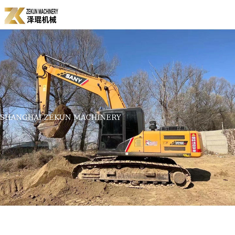 2017 Sany SY215C Pro Excavator 1.2M3 χωρητικότητα κουβάς Χρησιμοποιούμενος Sany Excavator