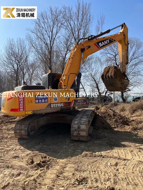 2017 Sany SY215C Pro Excavator 1.2M3 χωρητικότητα κουβάς Χρησιμοποιούμενος Sany Excavator