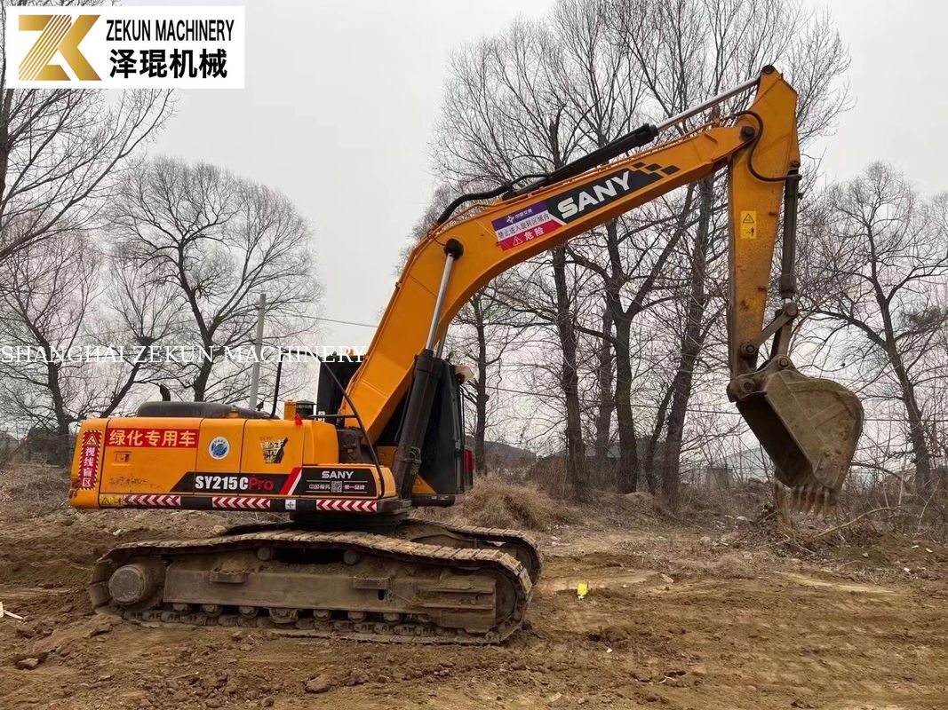 Χρησιμοποιούμενος Sany SY215C Pro Excavator Μεσαίου μεγέθους Crawler με 1.2M3 Bucket