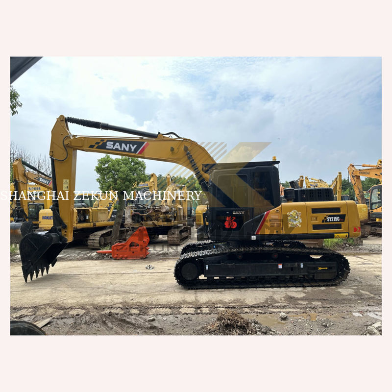 2023 Sany SY215C Pro Crawler Excavator 21 τόνων βαρύς εκσκαφέας με άλλη υδραυλική αντλία